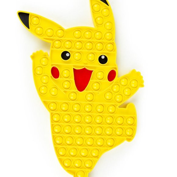 Pokemon Pikachu Toy Big Size Large Pop It 40 cm Special Design Stress Relief - Picture 2 of 5
